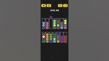 Ball Sort - Color Puzzle Game - Level 819 - Walkthrough SOLVED by RobotPlayer AI!!!