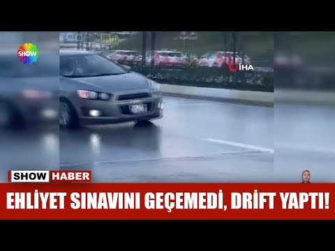 Ehliyet sınavını geçemedi,