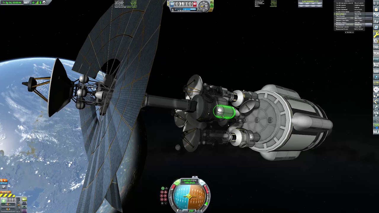 KSP Over complicated COMM sat array. Cause it's KSP. - YouTube