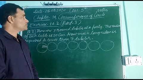 Class -5,Maths,Chapter-14,Exercise -14.2,Circumference of Circle, (Part-3)