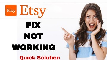 How To Fix And Solve Not Working On Etsy App | Easy Fix
