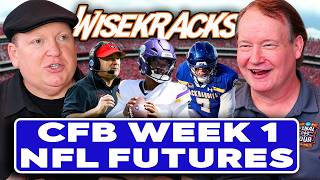 Week 1 College Football Bets, NFL Futures & Gambling Stories with Randy McKay | WISEKRACKS