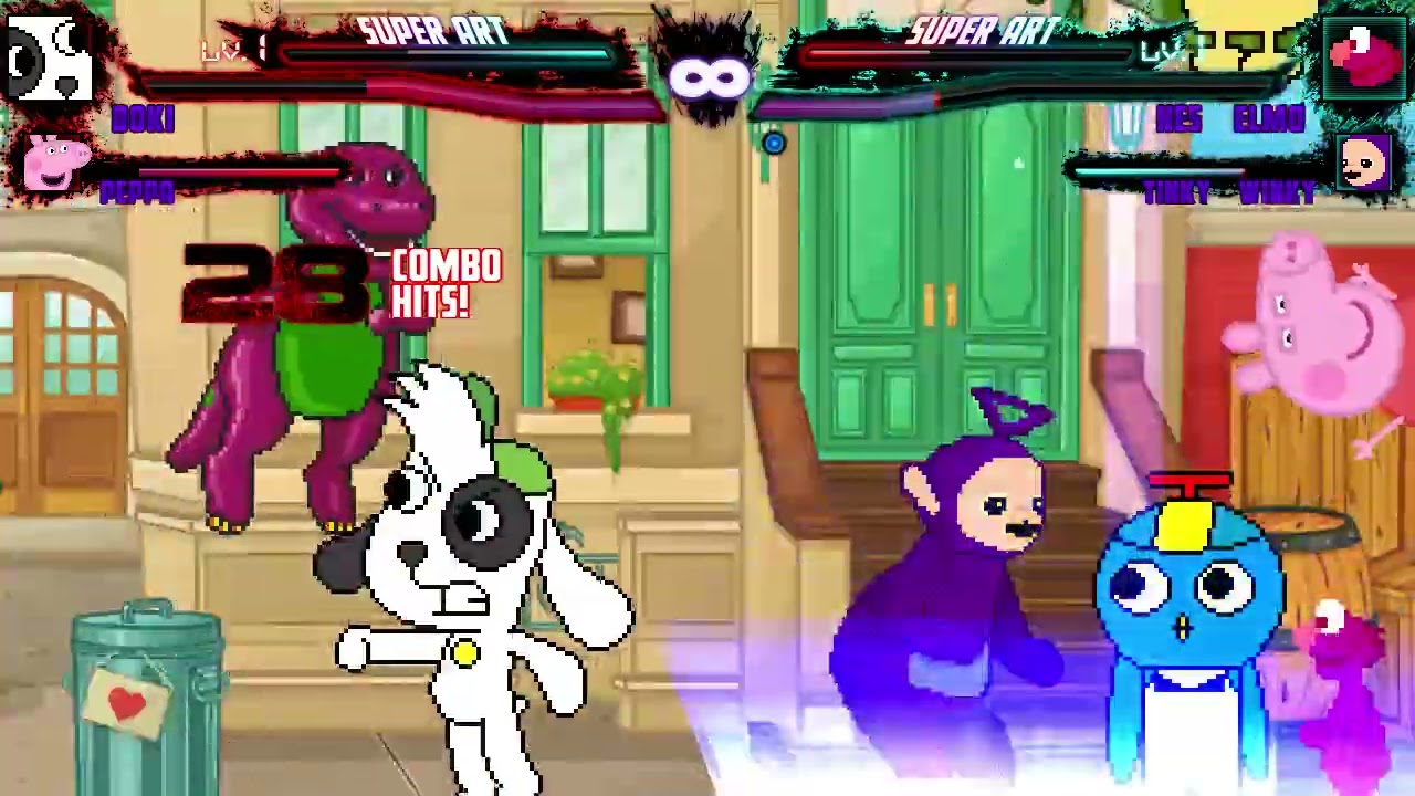 MUGEN Battle Request: Team Doki vs. Team Elmo