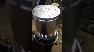 Heatstar 25,000 BTU Convection Propane Heater runnig