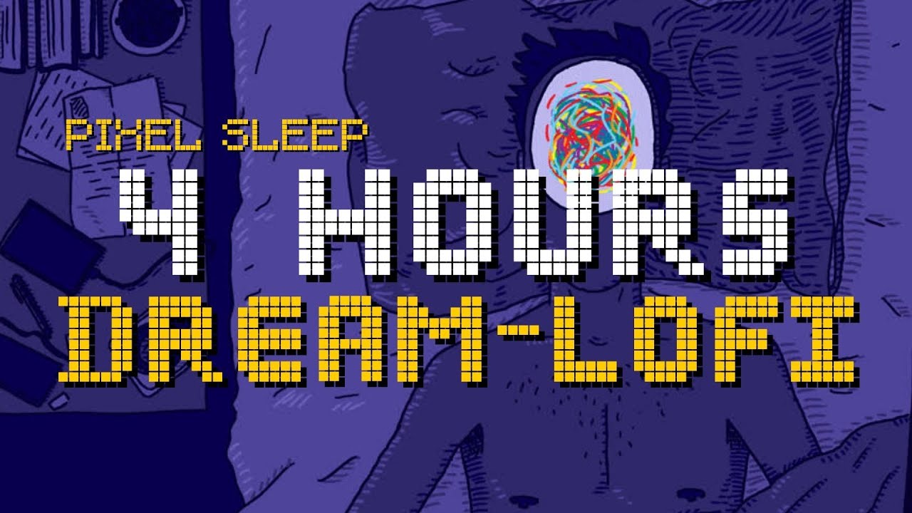 4 Hours Pixel Sleep Music 🌙 – Calm Rain Ambience for Peaceful Sleep & Sweet Dreams