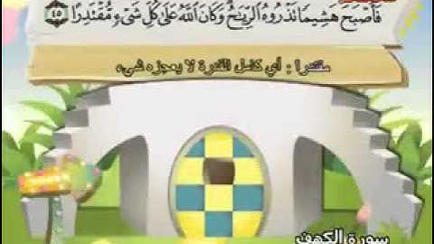 المصحف المعلم الصديق المنشاوي ___ سورة الكهف كاملة