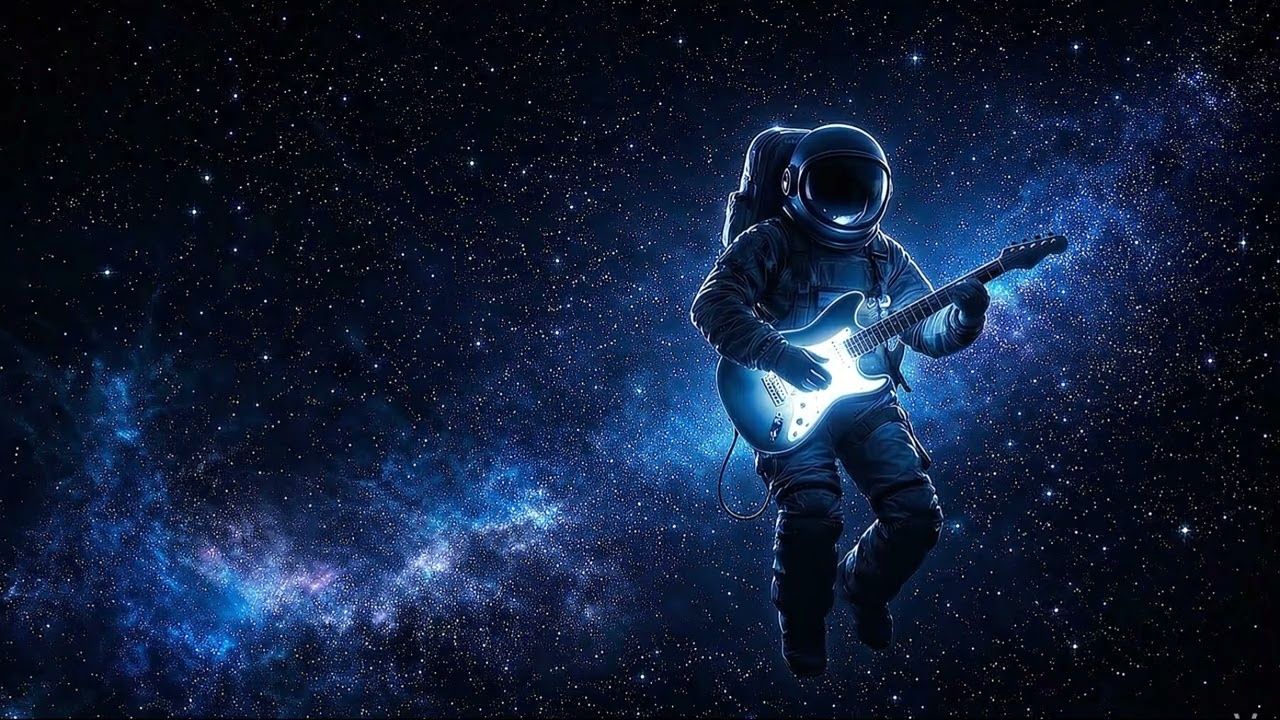 Lonely Guitar in Space — Deep Ambient — 3 Hours