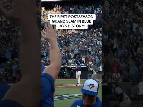 Vladimir Guerrero Jr. hits first Postseasln Grand Slam in Blue Jays history! #MLB #BlueJays #ALDS
