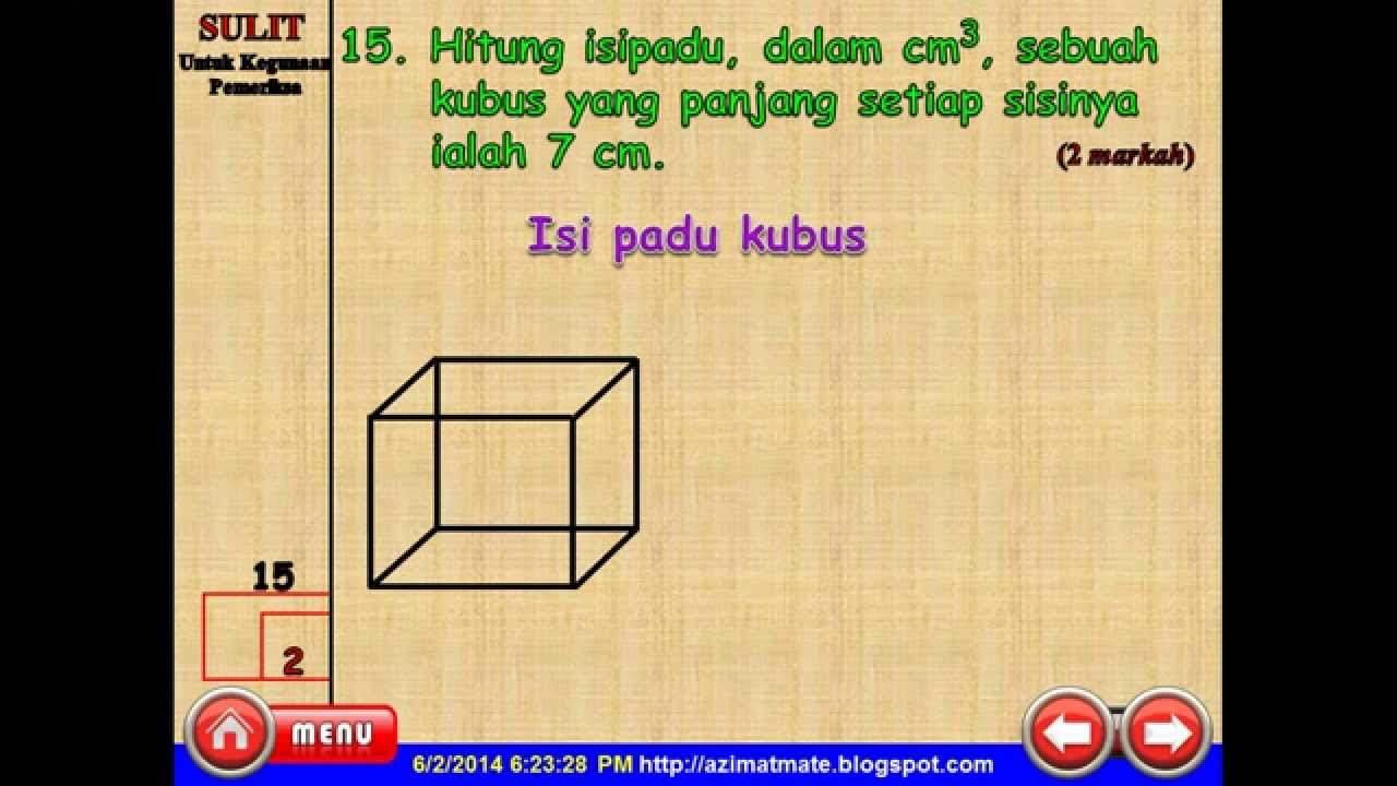 Formula Isipadu Kuboid  Desainrumahkeren.com