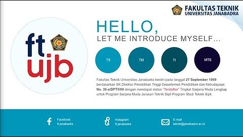 Profil Fakultas Teknik Universitas Janabadra 2020