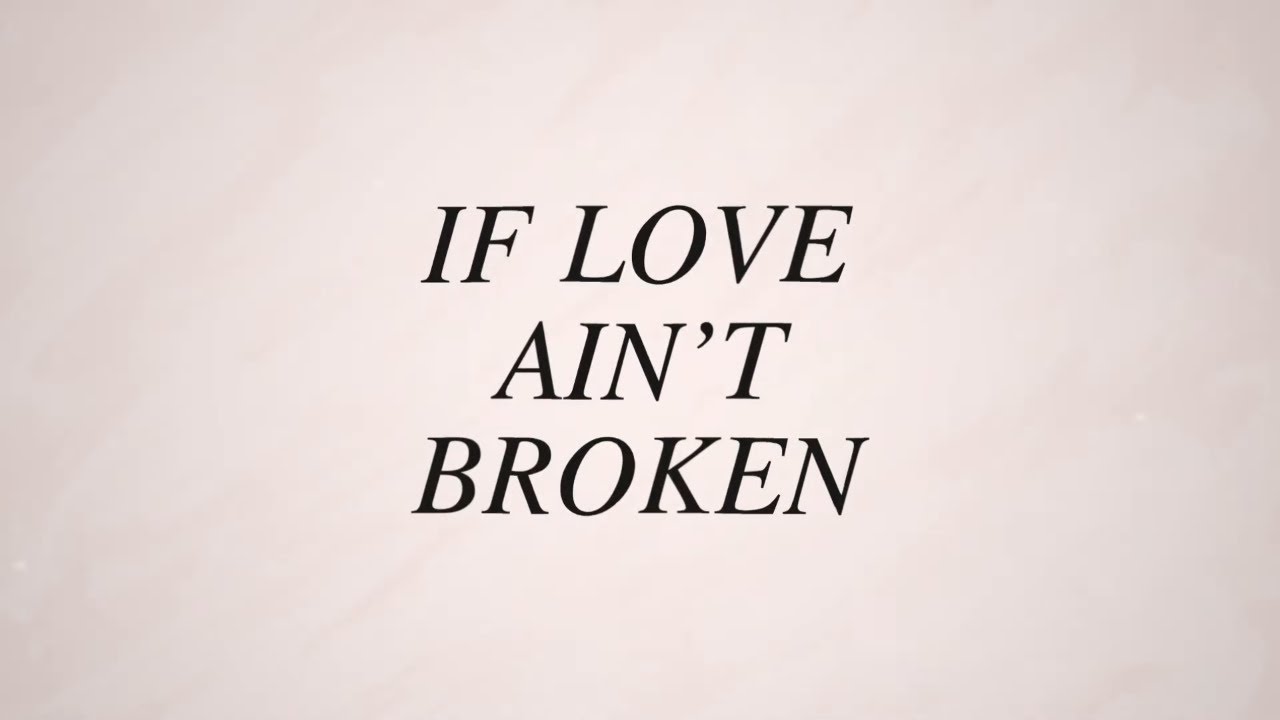 Can t we broken