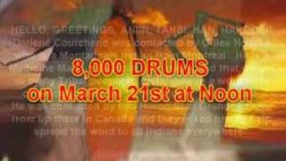 8,000 Drums March 21 '08 12:00 pm Mountain Time 2:00 pm EST