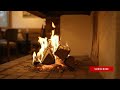 🔥 Cozy Fireplace Night — Warm Jazz Beats for Relaxing & Studying | Winter Ambience ❄️✨