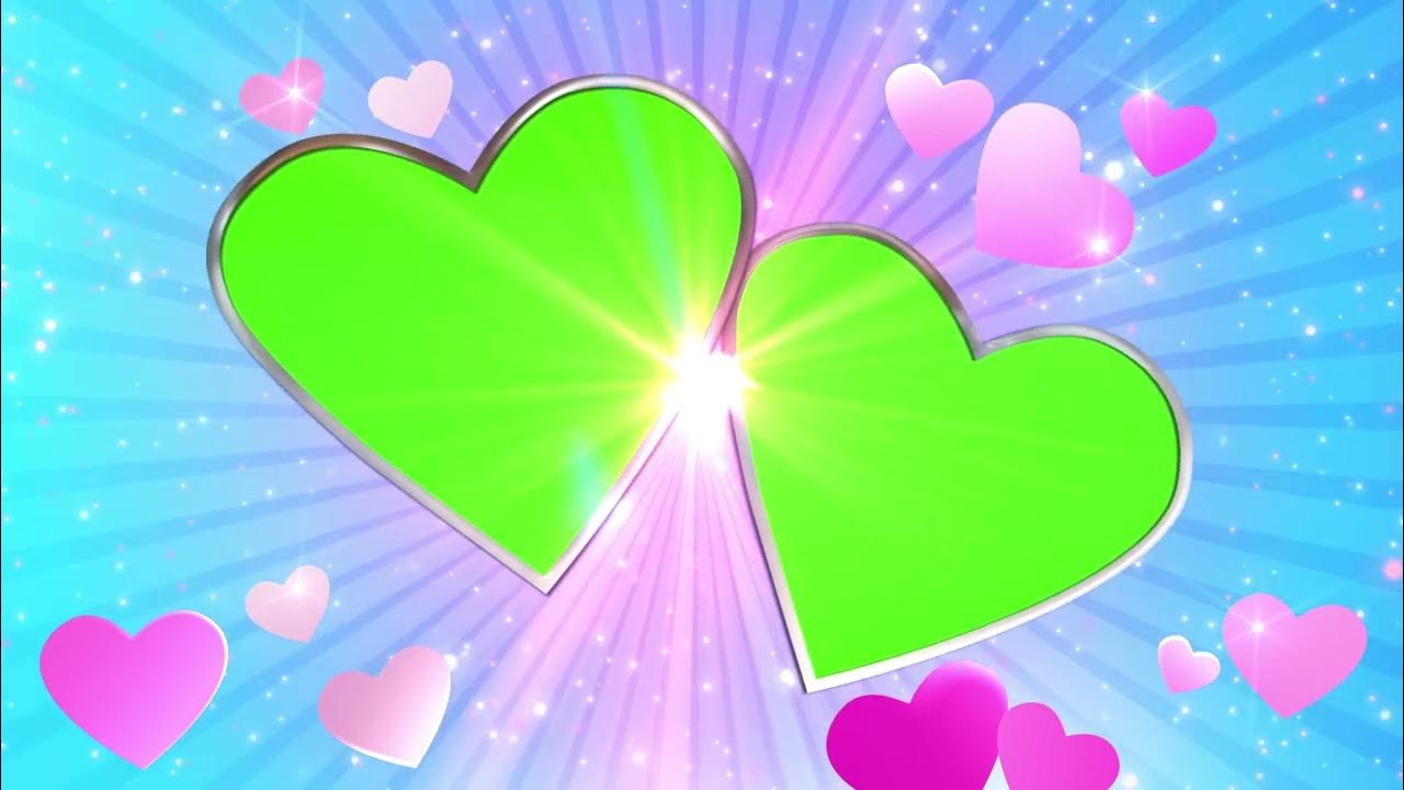 Рамка из сердечек_HD - YouTube