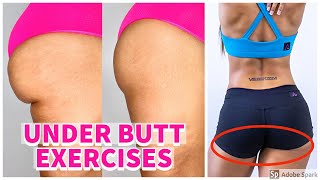 3 EFFECTIVE UNDERBUTT EXERCISES TO GET RID OF "BANANA" ROLL FAT // UNDERBOOTY WORKOUT