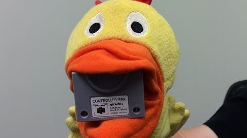 Classic Game Room - N64 CONTROLLER PAK review for Nintendo 64