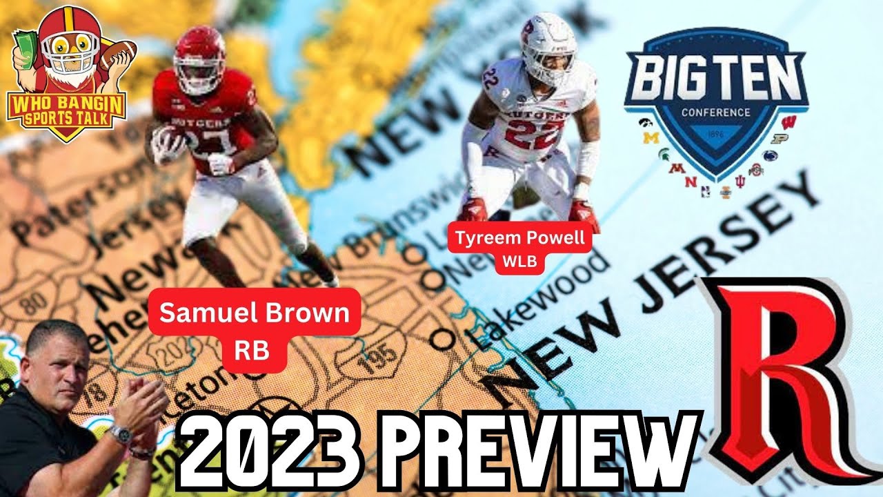 Big 10 Preview and Season Totals 2023 Rutgers Scarlet Knights YouTube