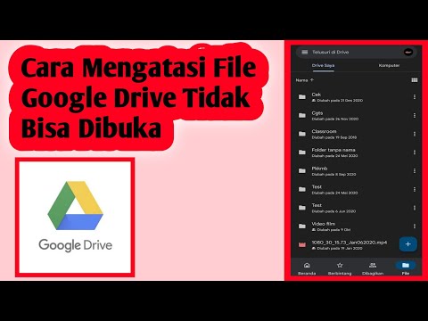 Video: Bagaimana cara memulihkan file yang rusak di Google Drive?