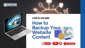 Easy ways to Back Up Your  Website: Ultimate Step-by-Step Guide