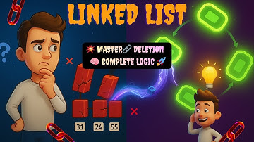 🚀 Delete Like a Pro 🔗 SLL Deletion Logic Explained 💡 | Telugu 🇮🇳 | DSA 📚