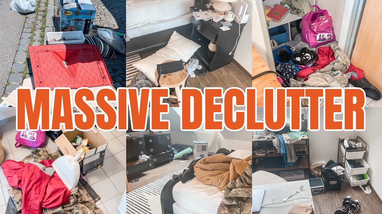 MASSIVE DECLUTTER ORGANIZE CLEAN WITH ME | EXTREME CLEANING MOTIVATION ...