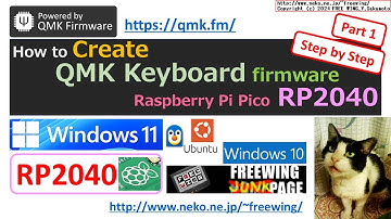 [2024] QMK Easy Tutorial How to Create New QMK keyboard firmware for RP2040 Raspberry Pi Pico Part 1