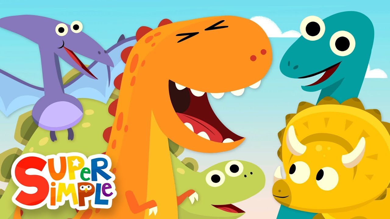 10 Little Dinosaurs  Kids Songs  Super Simple Songs