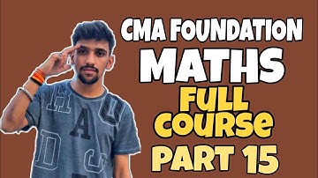 L15. CMA FOUNDATION MATHS | QUADRATIC EQUATIONS | HARDIK MISHRA