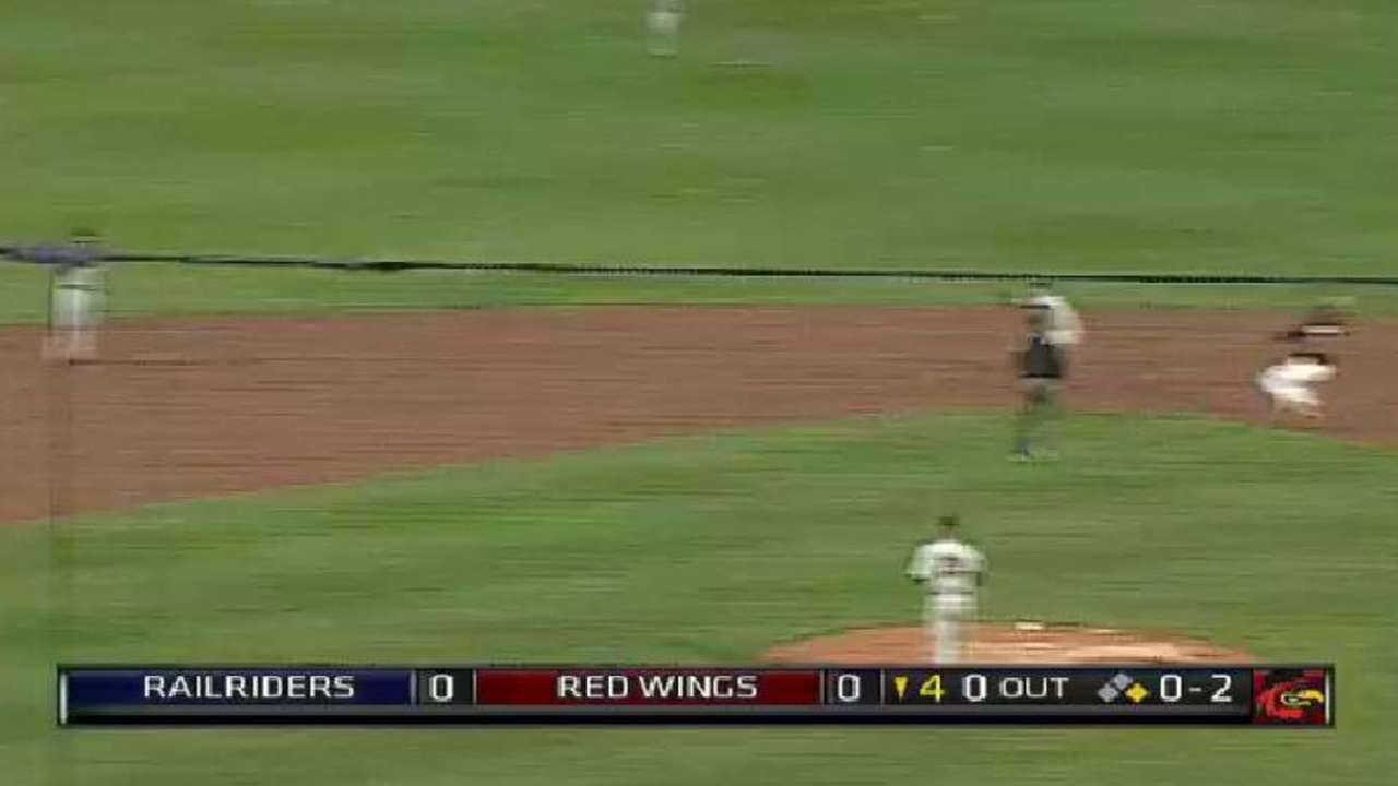 RailRiders' Wade turns slick DP - YouTube