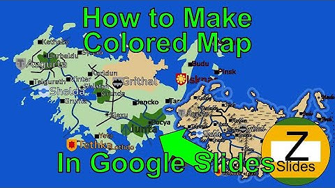 How to Make Colored Map In Google Slides
