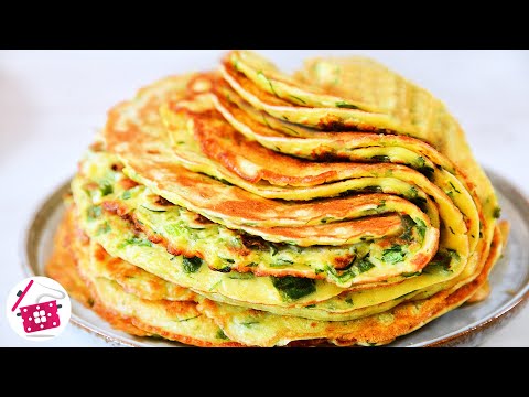 Просто натрите 2 кабачка! Лучше чем пицца! Такой вкуснятины я еще не готовила. Готовим Дома АСМР