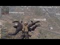 Playing Call of duty: warzone