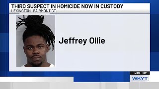 3rd suspect in deadly Lexington shooting in custody