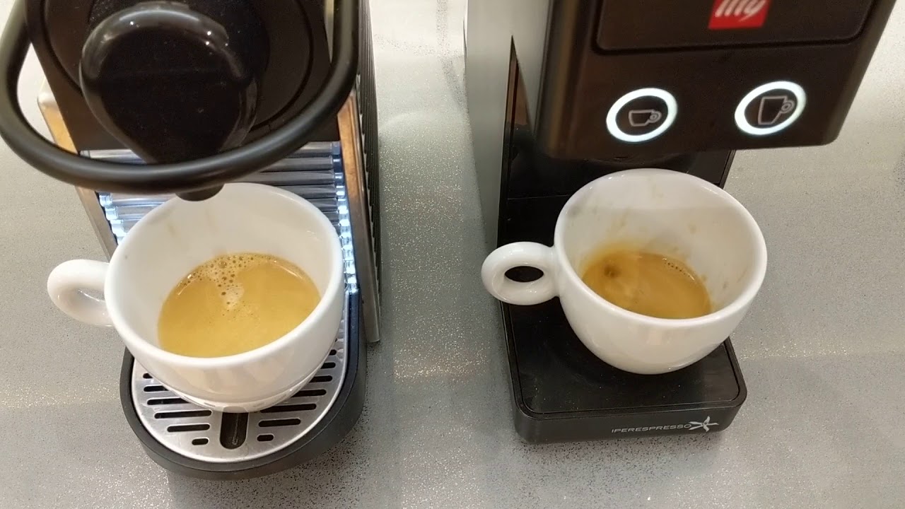 klarhed grad konsonant Illy versus Nespresso - YouTube