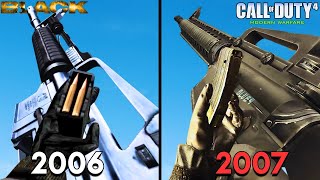BLACK PS2 vs Call of Duty 4: Modern Warfare | Physics & Details Comparison