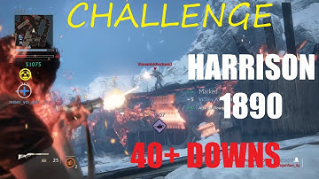 Uncharted 4 Multiplayer: Challenge Accepted! Harrison 1890 40+ Downs