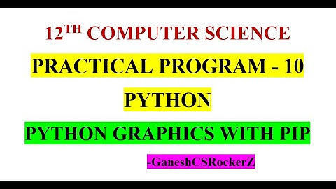 12th std computer science || practical program 10 || Python Graphics with PIP Matplotlib in tamil 🔥