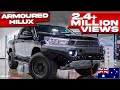 Armoured hilux  crazy modified 4x4 build