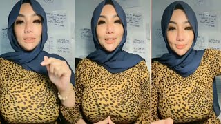 Style Hijab Ketat | Referensi Hijab Simple dan baju ketat lengan panjang tante bohay mek Sarah