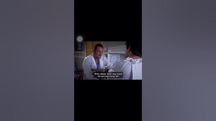 “He can’t stop crying! Ok?” Grey’s Anatomy Season 4 Episode 2