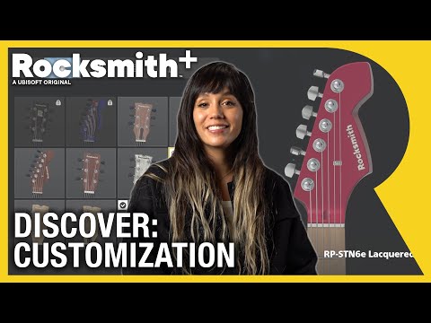 Rocksmith+ | How do you customize the look of Rocksmith+ and explore the virtual gear?