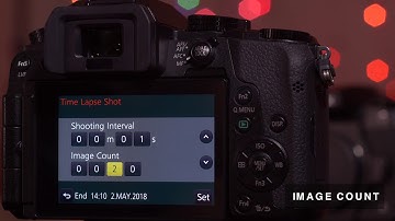 Learn to shoot Time-Lapse on Panasonic Lumix G7 Under 1 minute