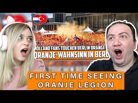 I SHOWED MY WIFE ORANJE LEGION IN BERLIN! DUTCH FANS IN GERMANY | Teacher Paul Reacts Netherlands ??
