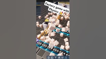 Factory game with physics 🥳 #gamedev #gaming #factorio #factory #automation #indiegame
