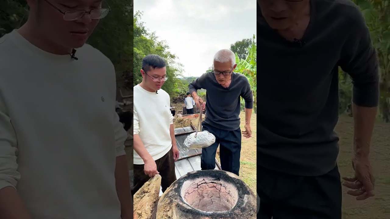 第一次体验自己做窑鸡