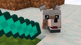 Baby Wolf Life 2  Sad Story Minecraft Animation