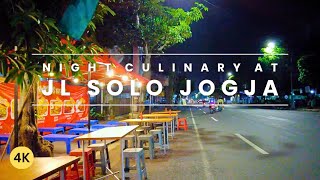 Jalan kaki jam 12 malam menyusuri jalan Solo Jogja  |  Night Culinary at Jl Solo Jogja, Aug 2023