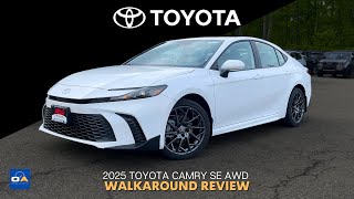 2025 Toyota Camry SE | BETTER Than the Honda Accord? | 2025 Camry SE AWD Exterior \& Interior Review