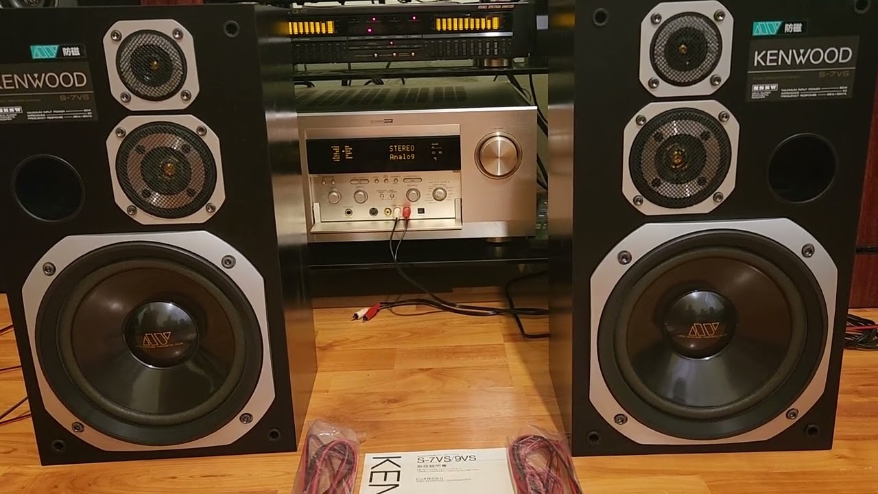 KENWOOD S-7VS 2ウェイスピーカー Kenwood S-7VS - YouTube