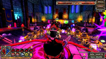 Dungeon Defenders - Nightmare Raining Goblins Layout with Squire